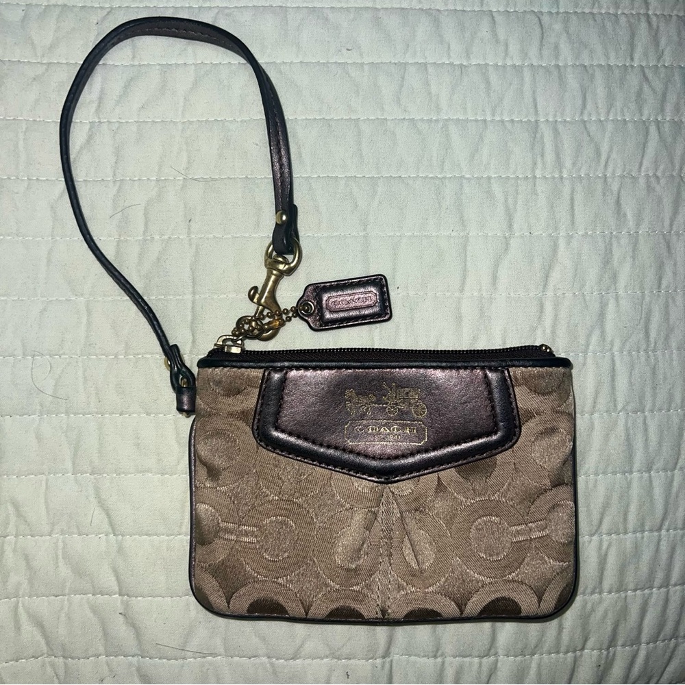 Y2K Coach Wristlet Signature C Print